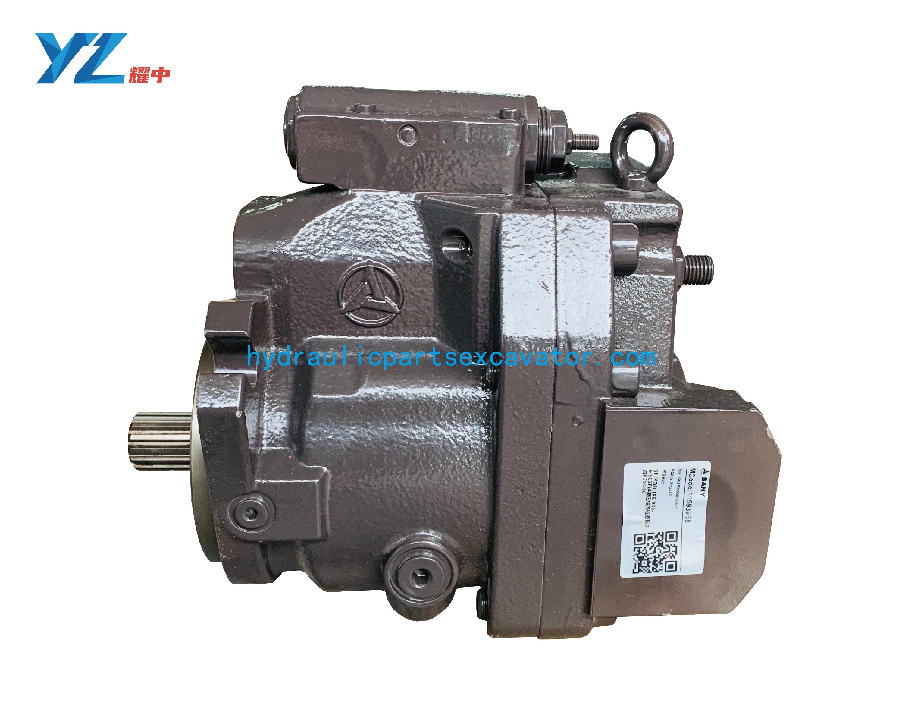 14T Kawasaki Hydraulic Pump K3VL80 For Sany Excavator SY55 SY60 SY75 XE80