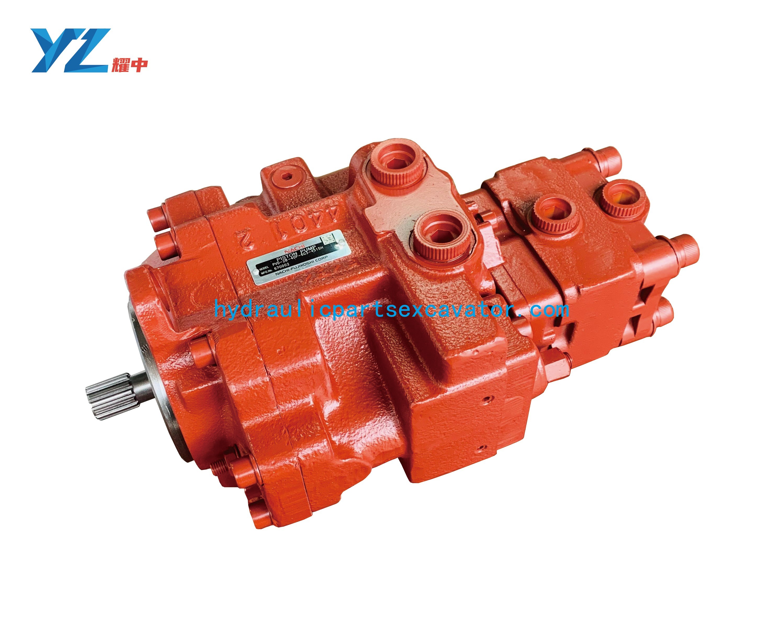 SWE40 YC35 Excavator Main Hydraulic Pump PVD2B40P For Shanhe