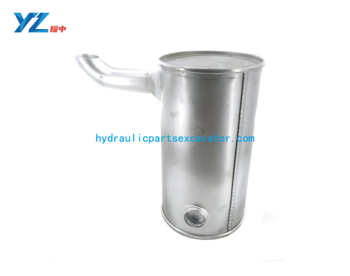 Hyundai Excavator Exhaust Muffler For R60-7 Silver Colour