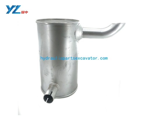 Hyundai Excavator Exhaust Muffler For R60-7 Silver Colour