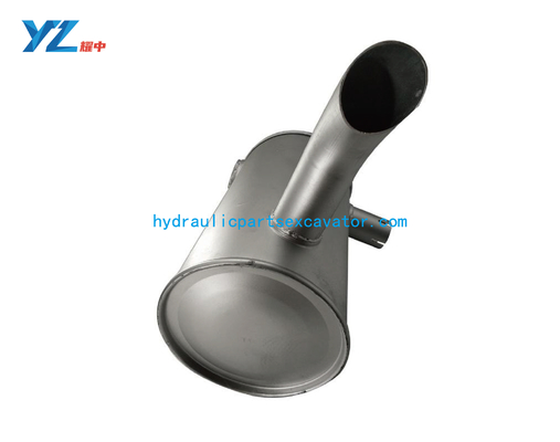 440MM Height Doosan Excavator Muffler DH60-7 Silver Colour